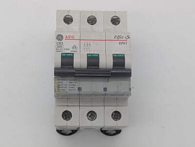 AEG Elfa EP63 C63 6kA 230/400V Leitungsschutzschalter Sicherung