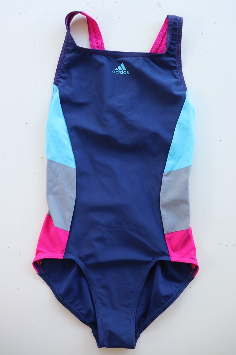 ADIDAS SWIM FITNESS INFINITEX COLOURBLOCK SWIMSUIT DH2427 KIDS