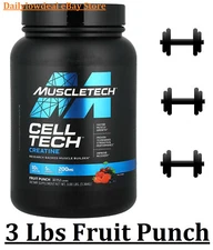 3 Lbs Muscletech, Performance Series, CELL-TECH,   Fruit Punch EXP: 05/2027