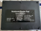 NEVER USED 11 X 9 LAPTOP COOLER SPECS  ON 2nd PICTURE - NO CABLE (ROUND PLUG) — photo 2