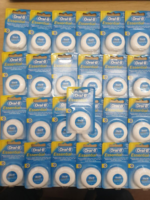 Oral B Essential Zahnseide Dental Original ungewachst X25 - NUR £39,99 KOSTENLOSER VERSAND
