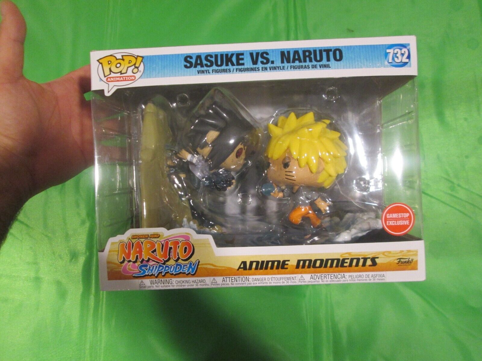 Funko Pop! Naruto Shippuden Naruto Vs Sasuke Exclusive Anime Moments