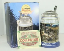 CS506 Anheuser Busch The Wolf Pack Series Generations Stein w/ COA 2001