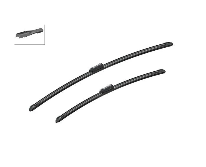 Juego de escobillas limpiaparabrisas delanteras Jaguar I-Pace 2018 en adelante BOSCH AEROTWIN Foto 2 de 4