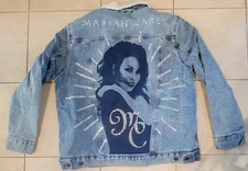 Mariah Carey Denim Jacket Medium Christmas Time 2024 Official Merchandise