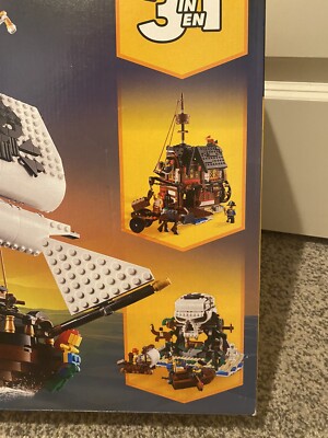 LEGO Creator 3 In 1 Pirate Ship 31109 1260 Piece Set NEW 6288740