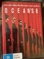 Ocean's 8 (DVD, 2018)(b74/17) Free Postage