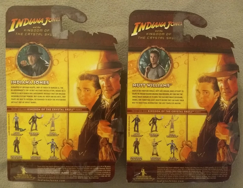 Colección de figuras de acción Indiana Jones y el reino de la calavera de cristal Foto 2 de 2