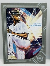 2022 Diamond Kings Gray Frame #91 Edward Cabrera RC Rookie Marlins 