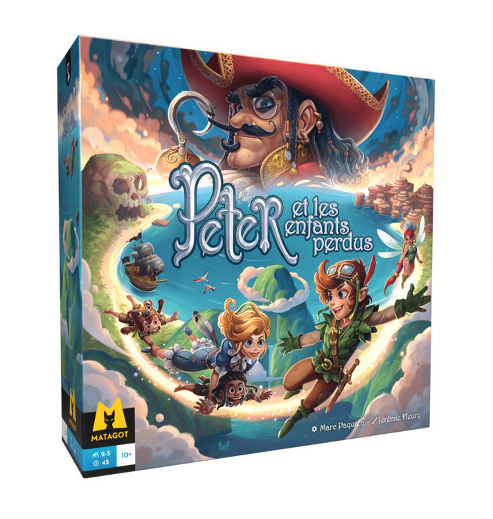 Évitez l'ennui en famille avec Peter et les Enfants Perdus NEUF Matagot, le jeu captivant