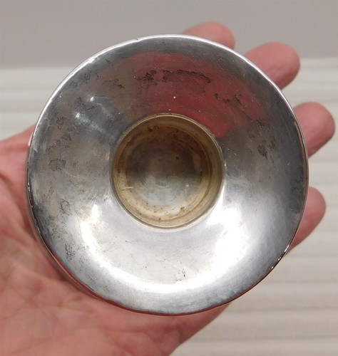 Vintage Sterling Silver Pair of Candle Holders by Fisher Pair Weigh 506 grams - Picture 5 of 9