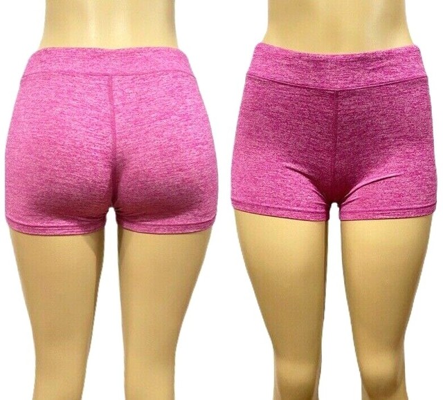 bebe sport Womens Gym Yoga Fitness Sports Shorts Size Medium Fuchsia | eBay
