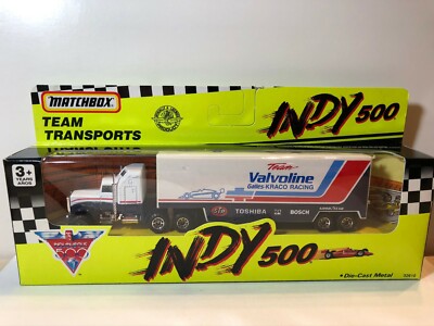 MATCHBOX CONVOY CY104 KENWORTH SUPERSTAR TRANSPORTER ''VALVOLINE'' INDY 500