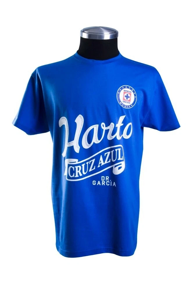 Playeras azules de futbol hotsell