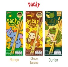 Palitos de galleta de frutas tropicales Glico Pocky 0,88 oz (25 g) | Elige sabores【DDP de EE. UU.】