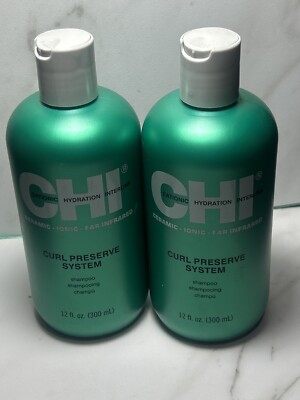 2 Chi Curl Preserve System Shampoo 12 oz