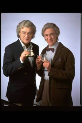 Comic actors Harry Enfield and Paul Whitehouse dressed as characte - TV Photo