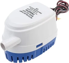 12V 760GPH Automatic Submersible Boat Marine Bilge Auto Water Pump Amarine Made