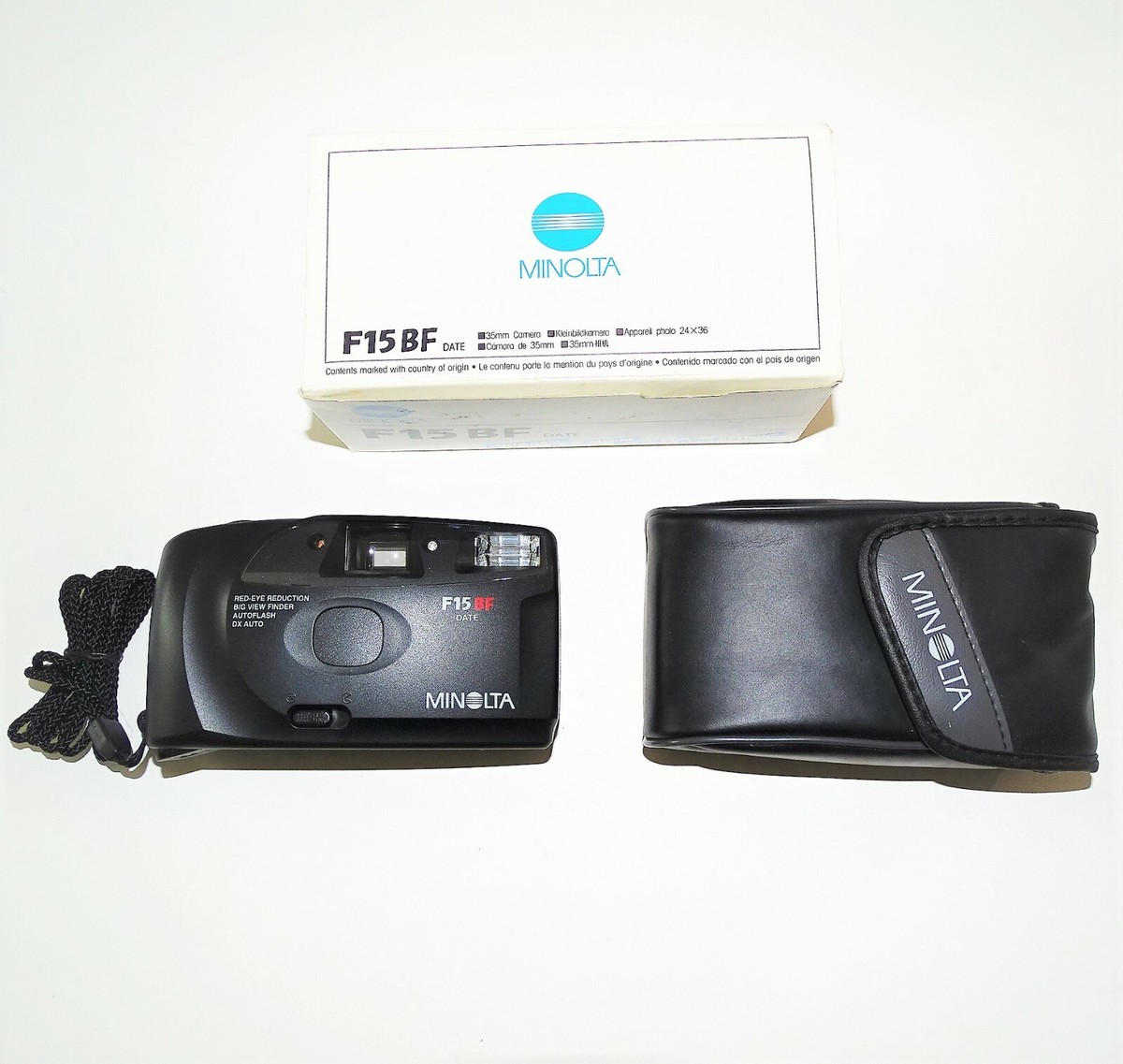 Minolta F15BF 35mm Point and Shoot 35mm Film Camera
