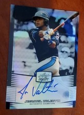 JESMUEL VALENTIN phillies 2012 Leaf Draft Refractor Auto  /99