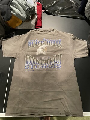 vintage 95' harley davidson t shirt. 55th annual black hills