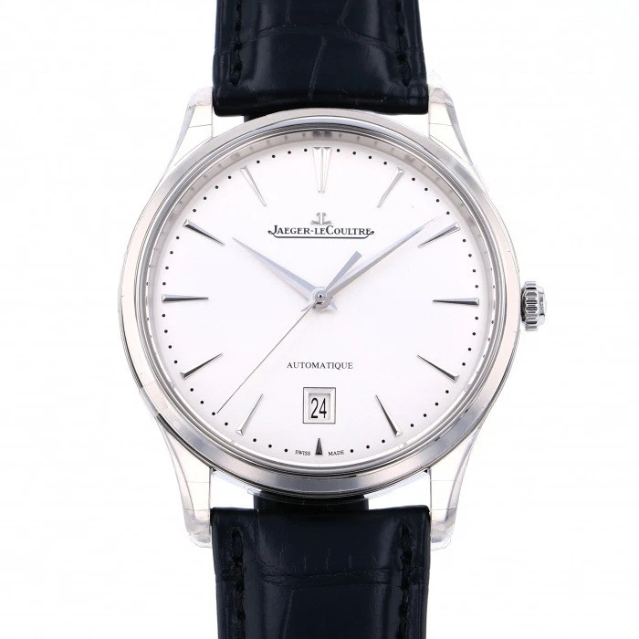 Jaeger LeCoultre — Jaeger-LeCoultre Master Q1238420 Stainless Steel Leather 39.0mm #YKW516