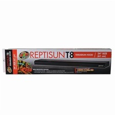 Zoo Med ReptiSun T8 Terrarium Hood 24" Linear Fluorescent Reptile Light Fixture