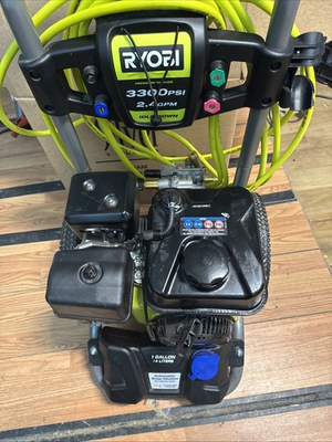 #ad #ad Ryobi 3300 PSI 2.4 GPM Cold Water Gas Pressure Washer 212cc Engine #RY80589 Used $230.00