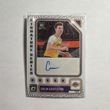 Panini Donruss Optic Signature Series Colin Castleton RC Auto #SS-CST Lakers