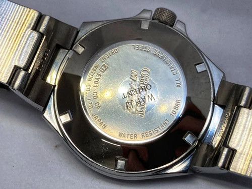 Orient M-FORCE Ref.EY01-C0 Ca Cal.46H51 World Temps St. Acier Automatique Montre - Photo 5 sur 6