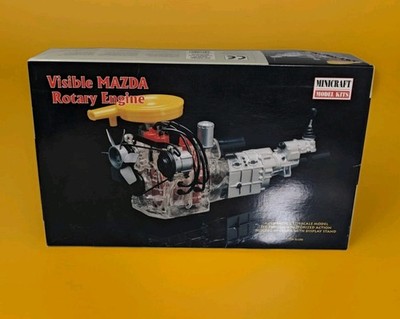 Visible Mazda RX7 1/5 Scale Minicraft Model Rotary Engine Motorized Action NEW!!