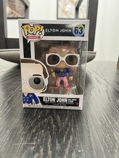 Funko Pop! Rocks Elton John Red, White & Blue #63 Vinyl Figure