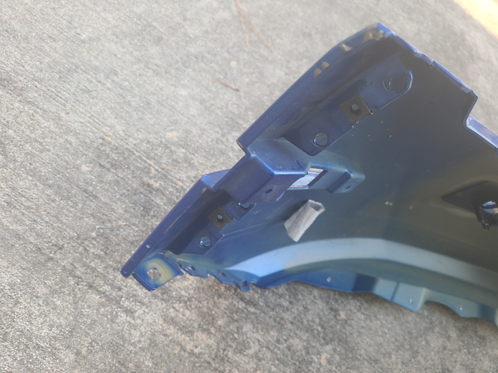 Lamborghini Huracan Rear Bumper Blue P/N 4T0807301AC