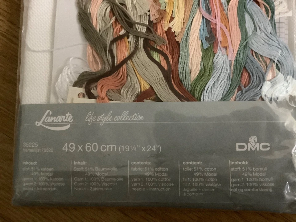 Lanarte Willem Haenraets 19 1/4” x 24” Kit Punto de Cruz Niña con Caballo 35225 NUEVO Foto 4 de 4