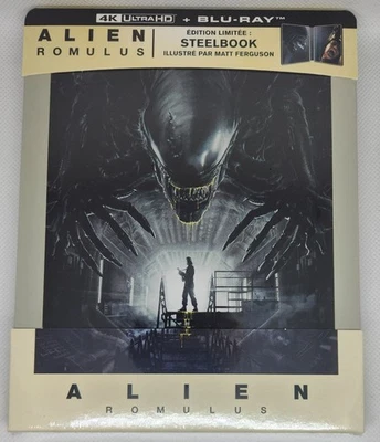 Steelbook Alien : Romulus Édition Limitée Blu-ray 4K Ultra HD Neuf - Photo 1/4