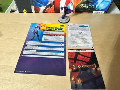 Marvel Crisis Protocol Clea Painted With Character & Tactic Cards