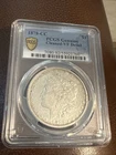 1878 CC Morgan Silver Dollar PCGS VF Detail Genuine Cleaned