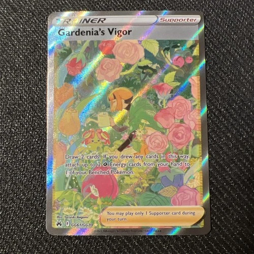Gardenia's Vigor GG61/GG70 Ultra Rare Crown Zenith Galarian Gallery Pokemon NM