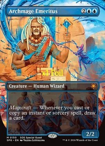 Archmage Emeritus (Borderless) Foil - Special Guests #150