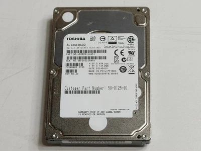Toshiba Cisco AL13SEB600 600 GB SAS 2 2.5 Pulgadas 10K Disco Duro Empresarial - Imagen 1 de 4
