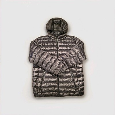 Calvin Klein Black Hooded Packable Water Resistant Puffer Jacket Size L