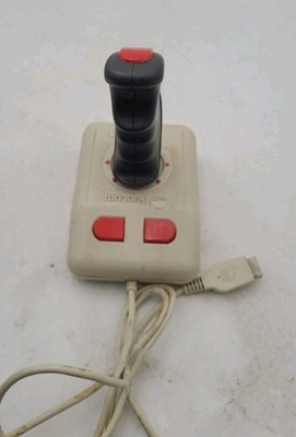 Suncom TAC-30 Joystick Controller Tested Working Vintage PC Flight works video