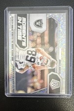 2025 Panini Mosaic - Moments in Time Brock Bowers #17 No Huddle Silver Prizm