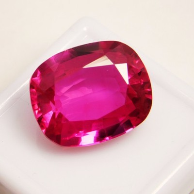 21.40 Ct Natürlicher Mogok Pink Ruby Cushion Cut Lose Edelstein Zertifiziert