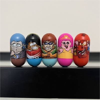 #ad Mighty Beanz Lot of 5 Collectible Capsule Toys Assorted Characters 2018 $13.00