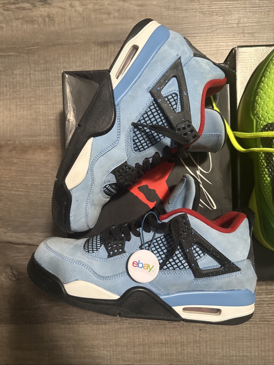 Cactus Jack Jordan 4 Size 9.5, Kobe Grinch Size 9, Jordan 4 Unc