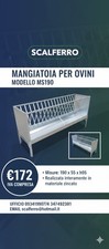 Mangiatoia Per Ovini Modello Scalferro MS190