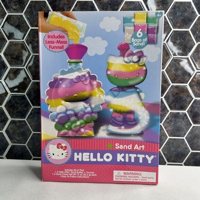 New 2014 Hello Kitty Sand Art Craft Learning Kit Six Colors Sanrio Horizon Group