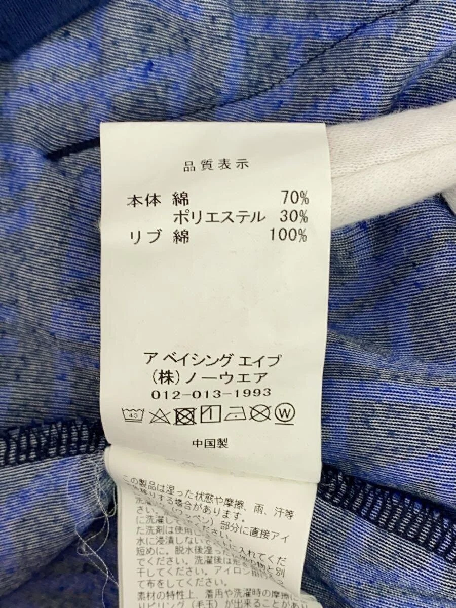 A BATHING APE (BAPE) Felpa con cappuccio e zip BAPE A BATHING APE XL blu cotone #ED AZA