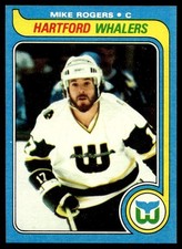 1979-80 Topps Hockey #43 Mike Rogers Hartford Whalers NR-MINT PACK FRESH!